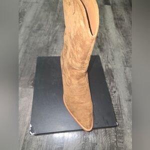 Women's Tan Suede Boots